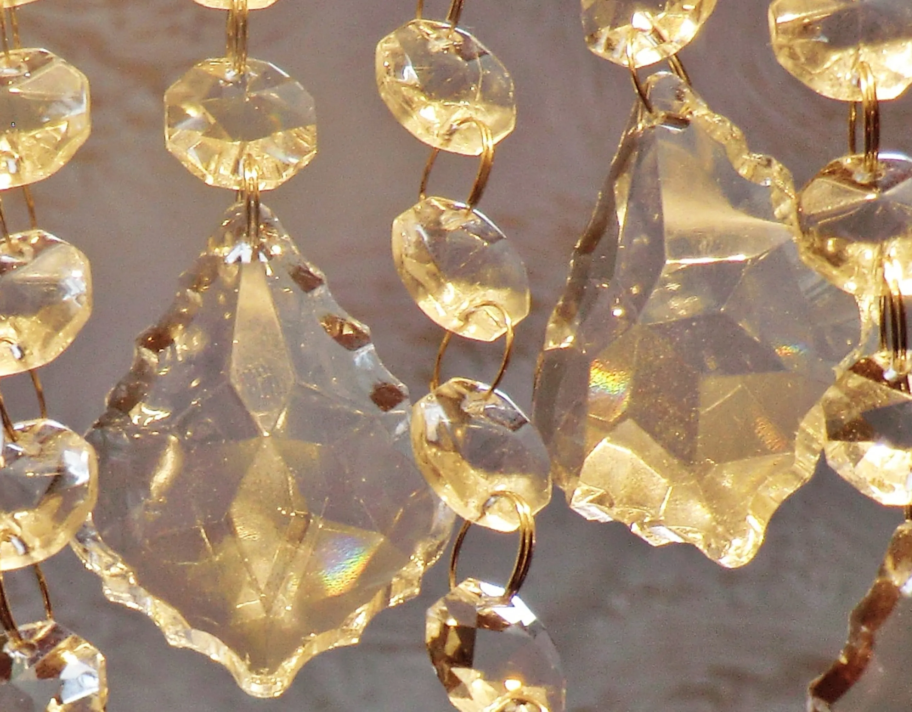 1 Clear Cut Glass Leaf 50 mm 2" Chandelier Crystals Drops Beads Droplets Prisms Pendalogues colourless