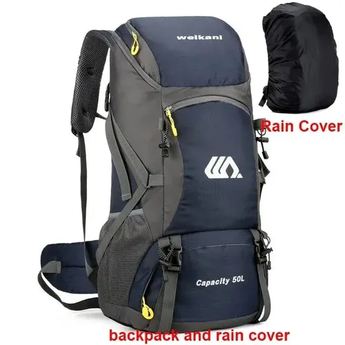 50L Travel Backpack Camping Bag For Men Large Hiking Bag Tourist