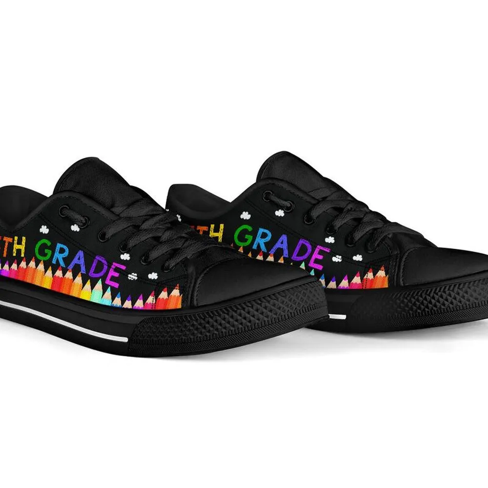 5Th Grade Abc Low Top Shoes, Teacher Shoes, Low Top Sneakers