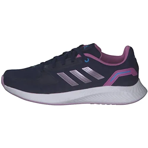 Adidas Kids Dkblue/Mapume/Pullil Runfalcon 2.0 K Running Shoes - 10K UK (Hr1413-10K)