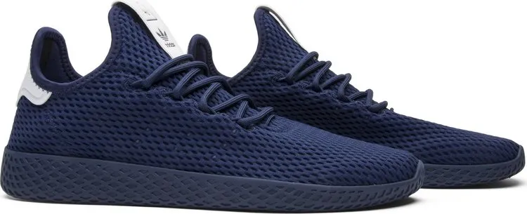 Adidas Pharrell x Tennis Hu 'Dark Navy Blue' sneakers, blue