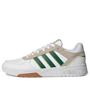 Adidas Tennis Courtbeat Shoes 'Cloud White Collegiate Green', white