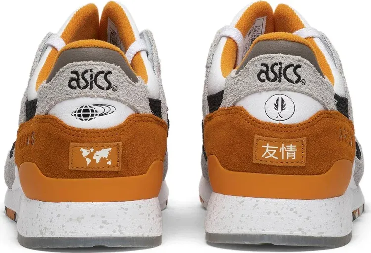 Afew x beams x gel lyte 3 'orange koi' Asics sneakers, orange