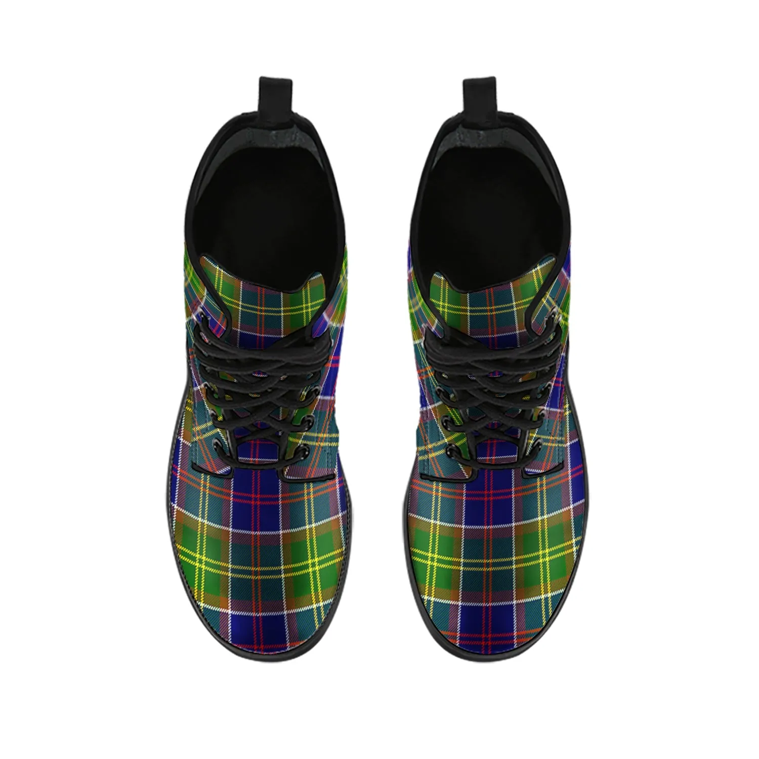 Arnott Tartan Leather Boots