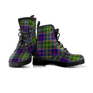 Arnott Tartan Leather Boots