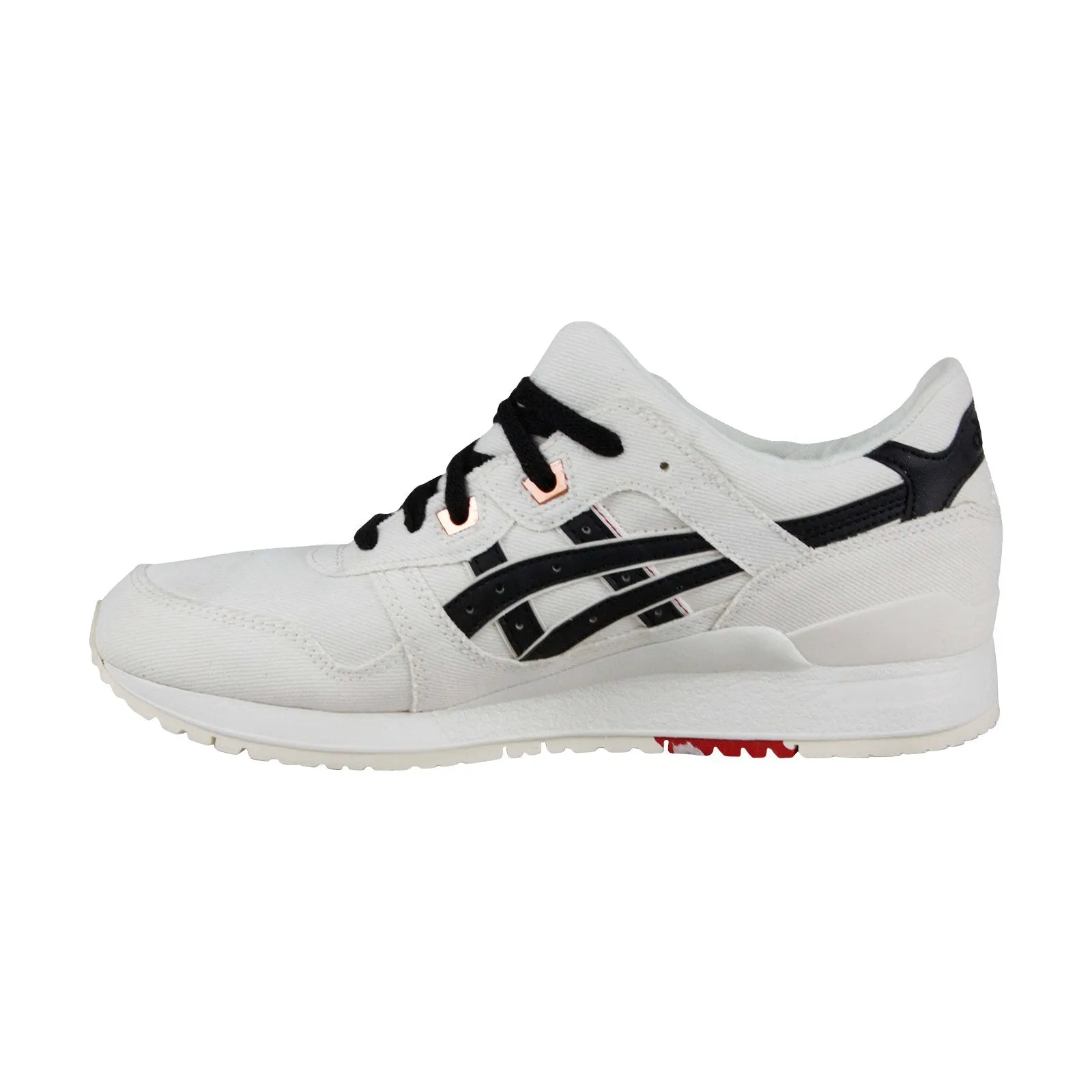 Asics Gel Lyte III H6W4N-9990 Mens White Canvas Lace Up Lifestyle Sneakers Shoes