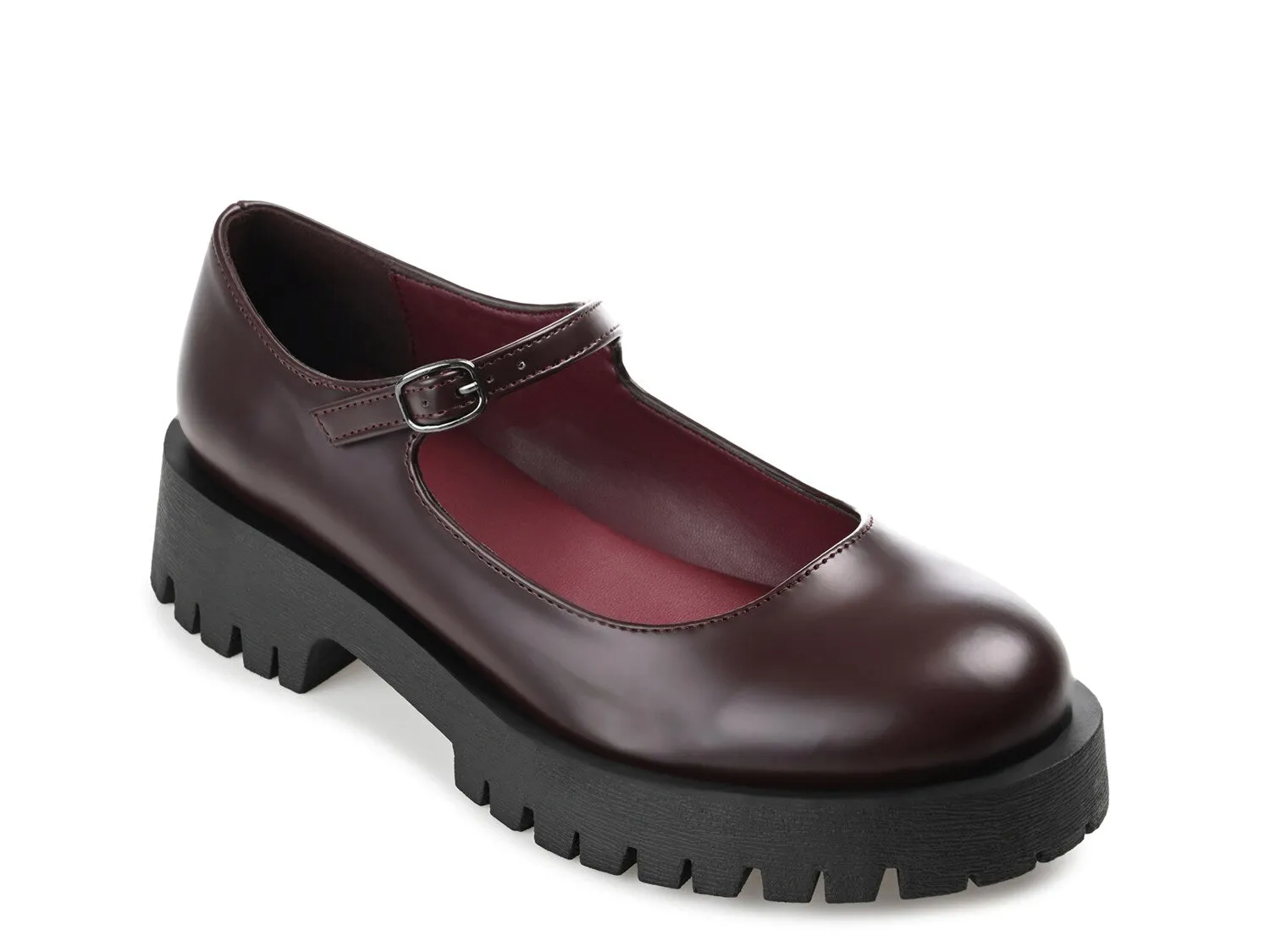 Ballet flats Journee Collection Kamie Mary Jane, burgundy