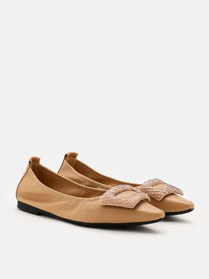 Bella Buckle Pointed Toe Flats