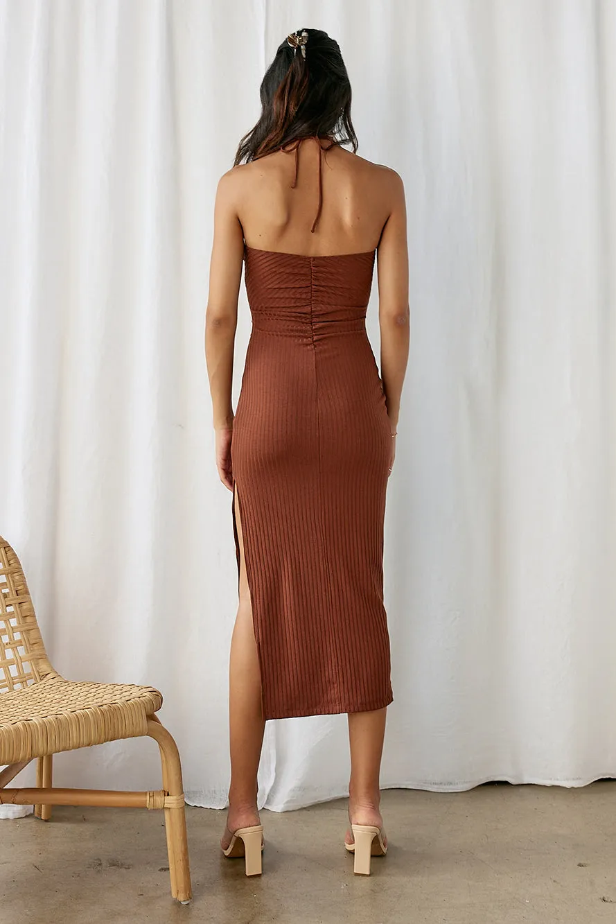 Best Of The Best Maxi Dress Brown