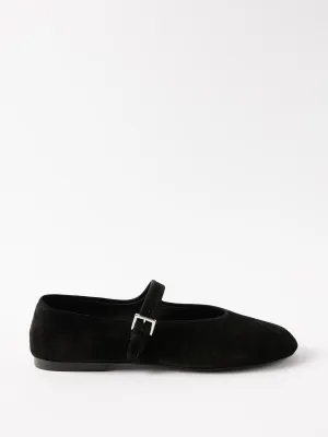 Boheme suede Mary Jane flats