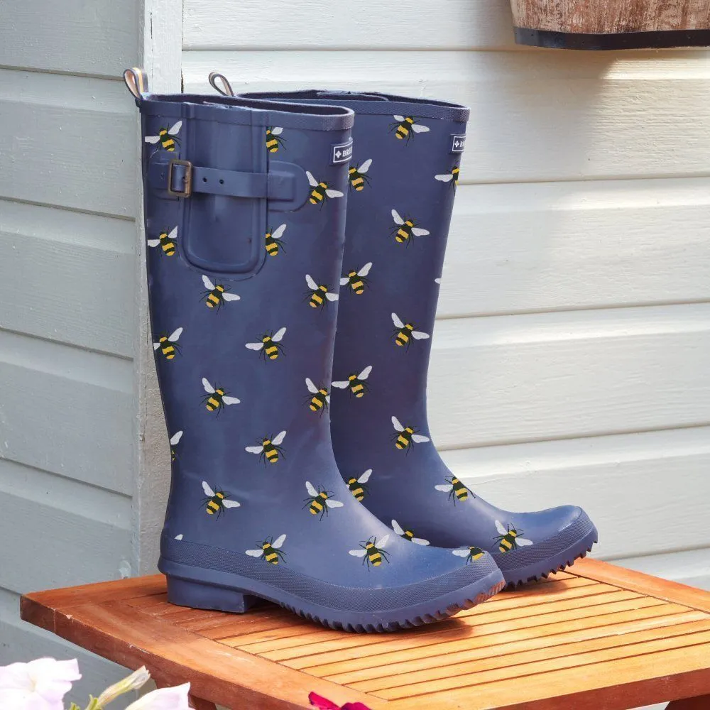 Briers Navy Bees Wellies - Size 7