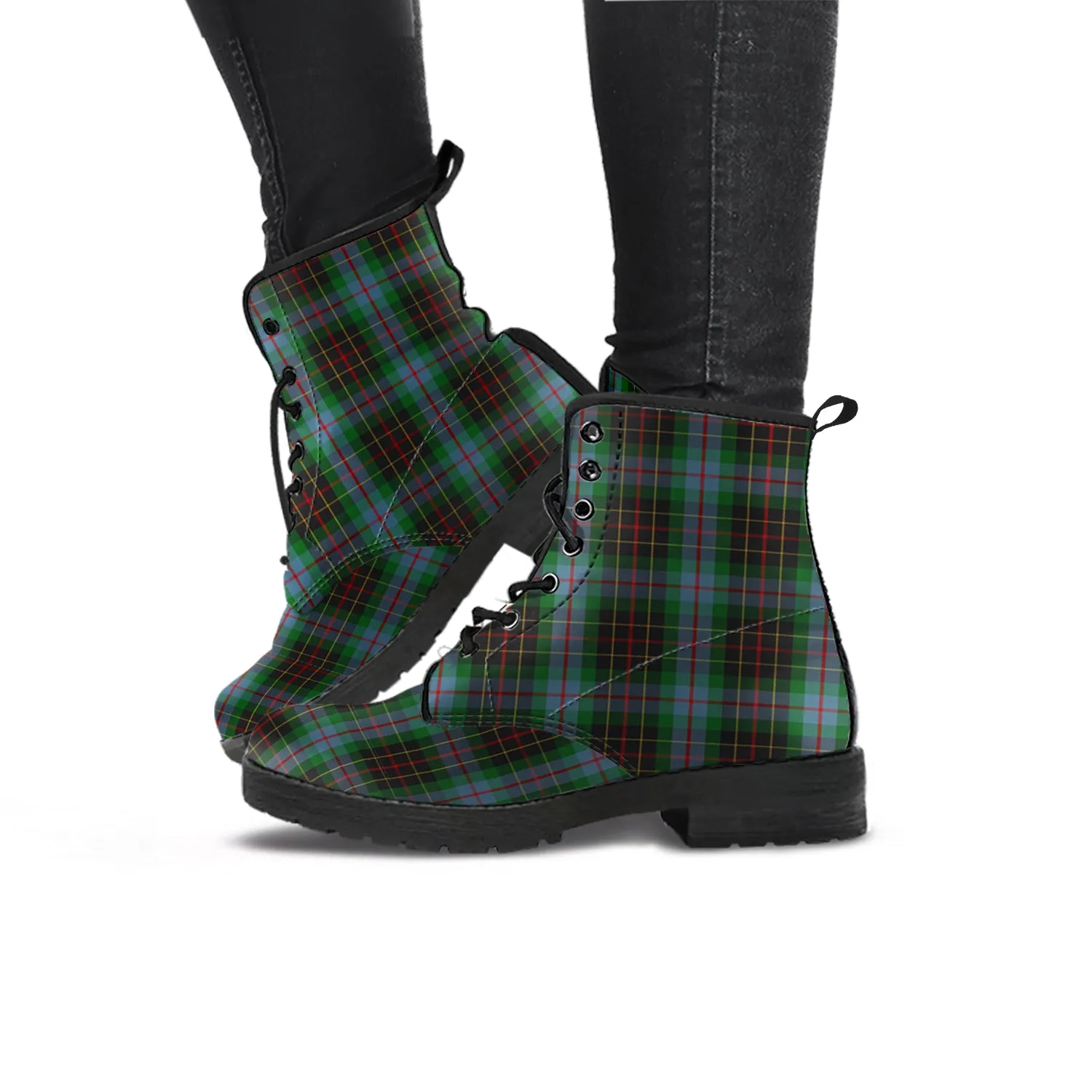 Brodie Hunting Tartan Leather Boots