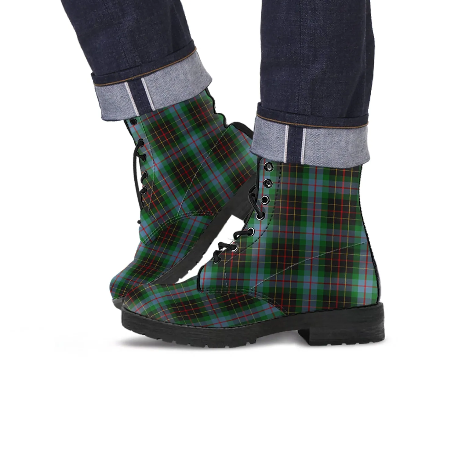 Brodie Hunting Tartan Leather Boots