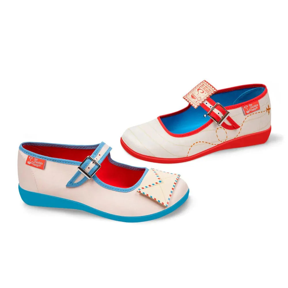 Chocolaticas® DEAR SANTA Women's Mary Jane Flat