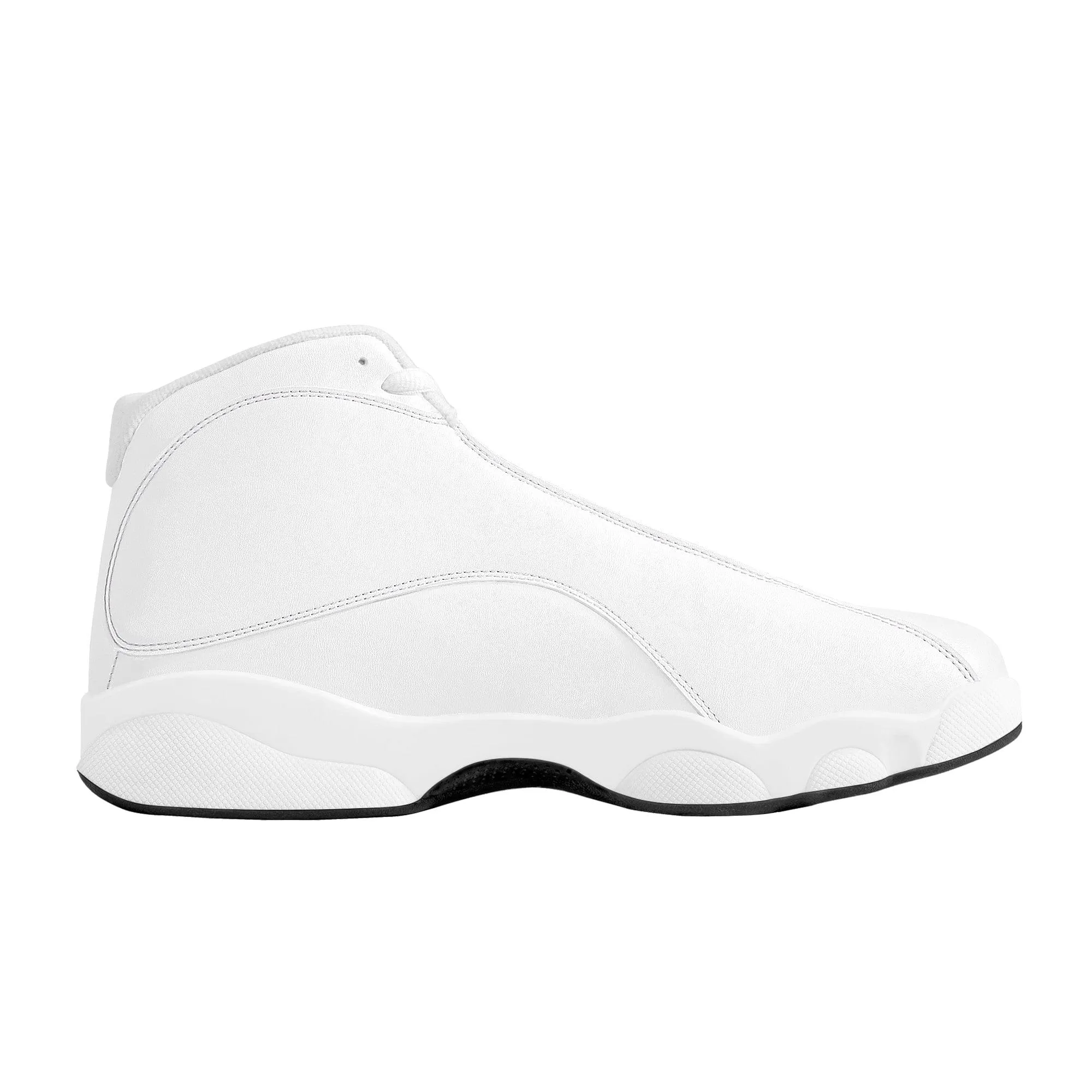 Custom Basketball Shoes high tops - White