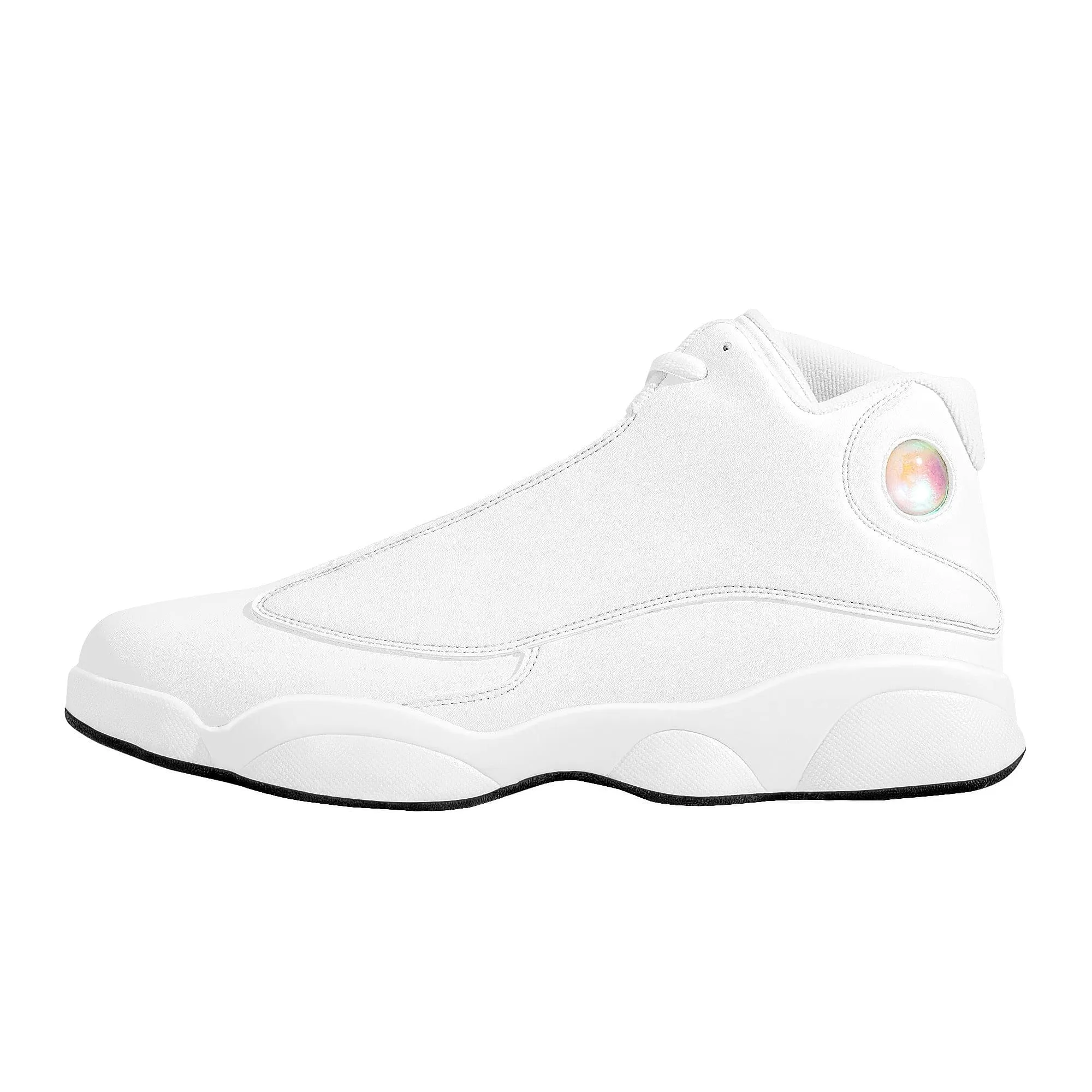 Custom Basketball Shoes high tops - White