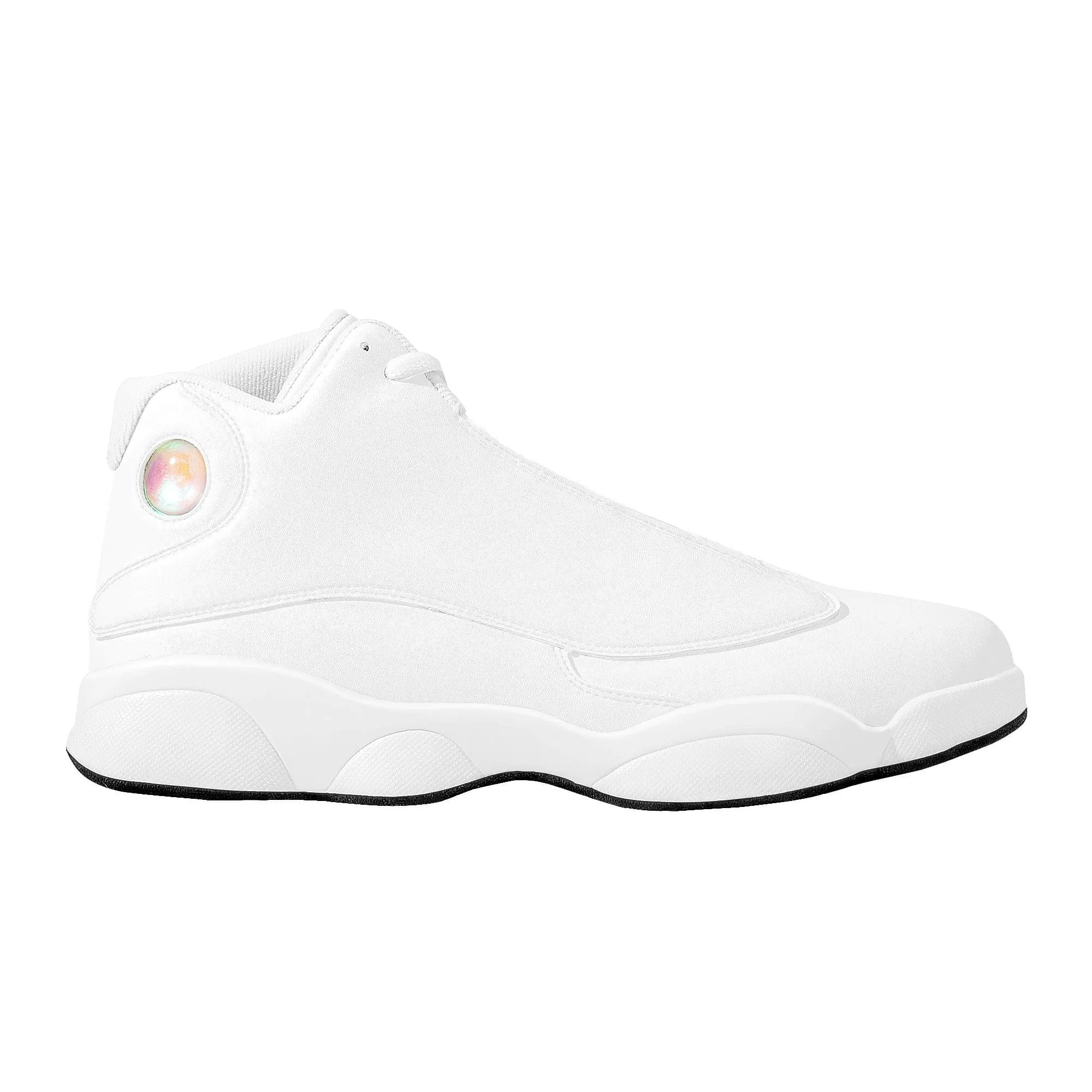 Custom Basketball Shoes high tops - White