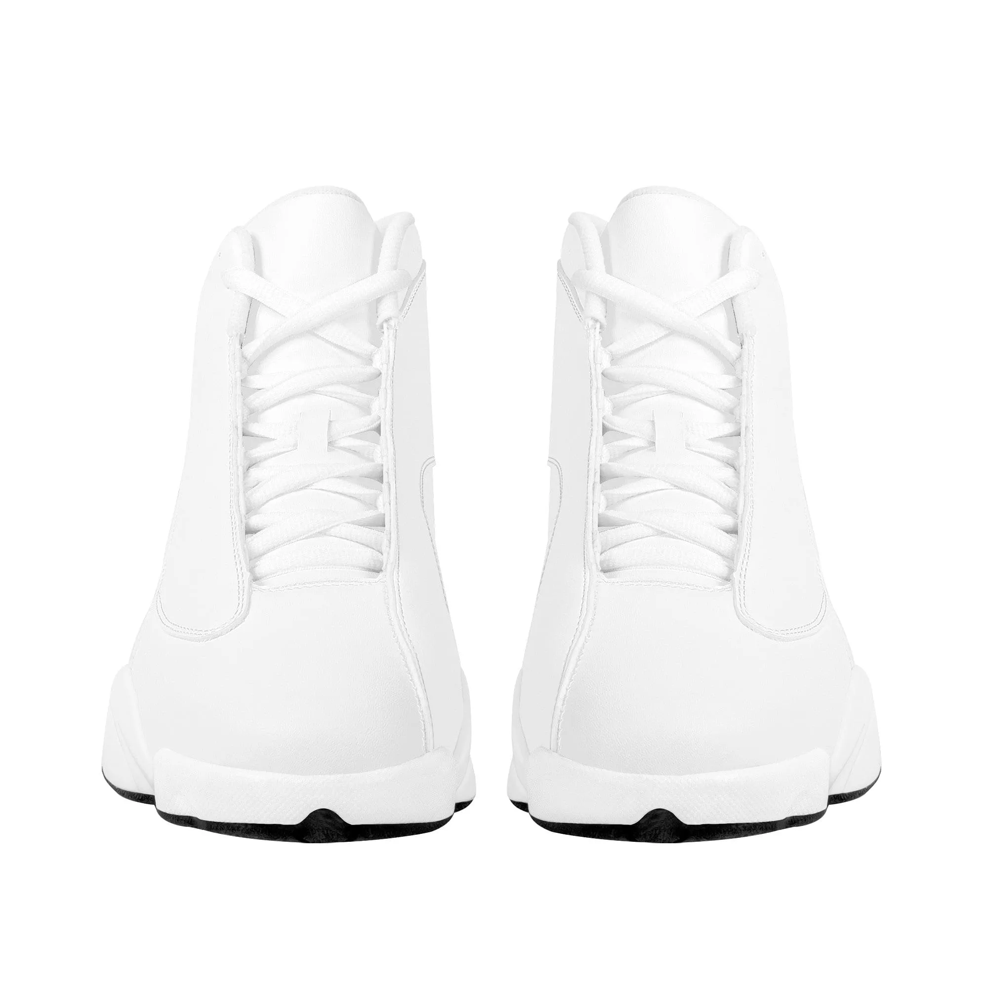 Custom Basketball Shoes high tops - White