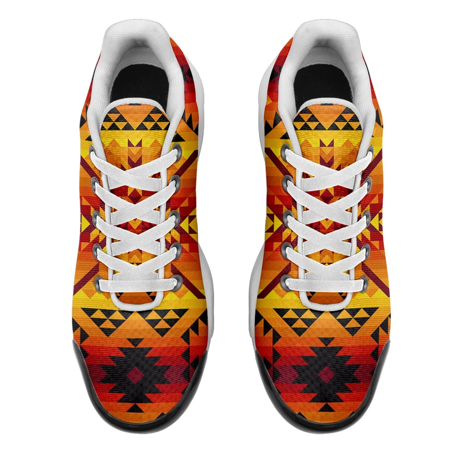 Desert Geo Yellow Red Niowaa Air Cushion Shoes