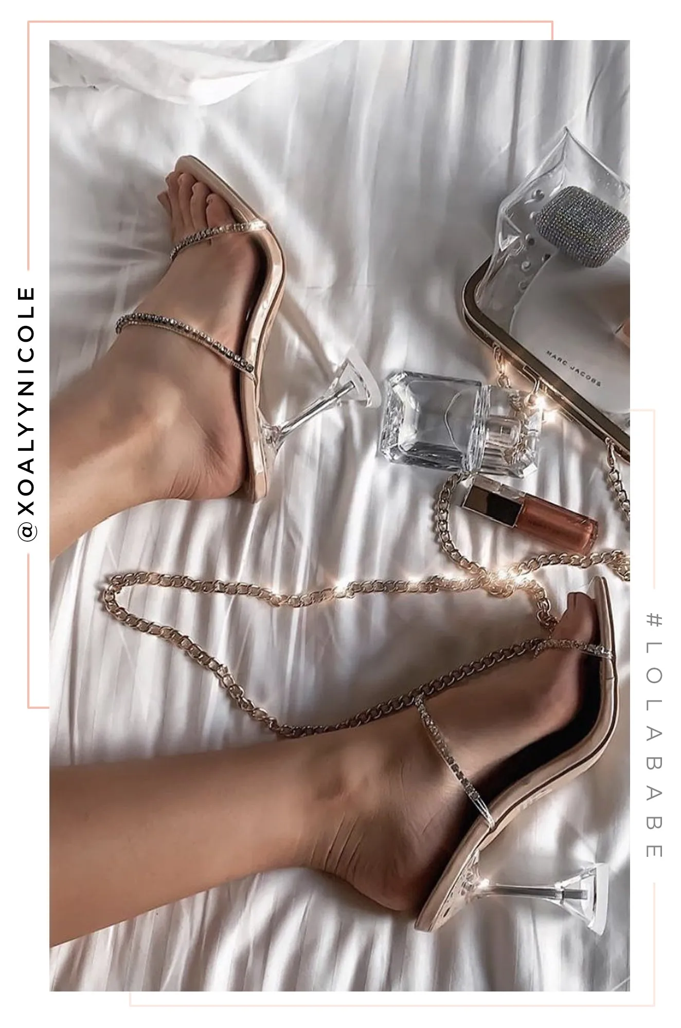 Dubai Embellished Mule Heels - Nude