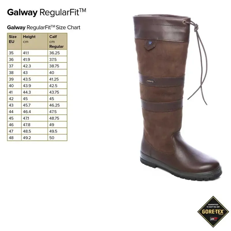 DUBARRY Galway Waterproof Leather Country Boots - Navy & Brown