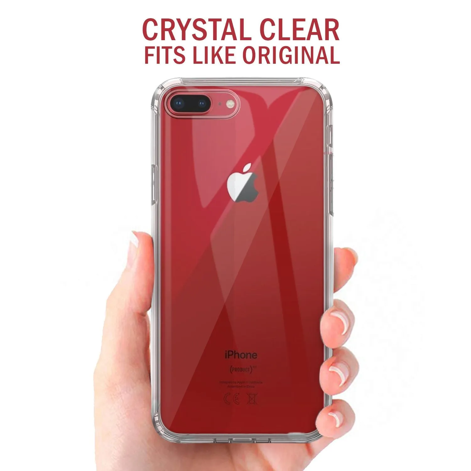 Enhanced HD Clear Transparent Gel Case for Apple iPhone 8