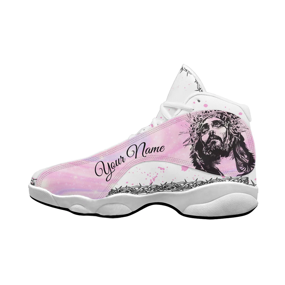 Have Faith In God Jesus Basketball Shoes For Men Women - Christian Shoes - Jesus Shoes - Unisex Basketball Shoes