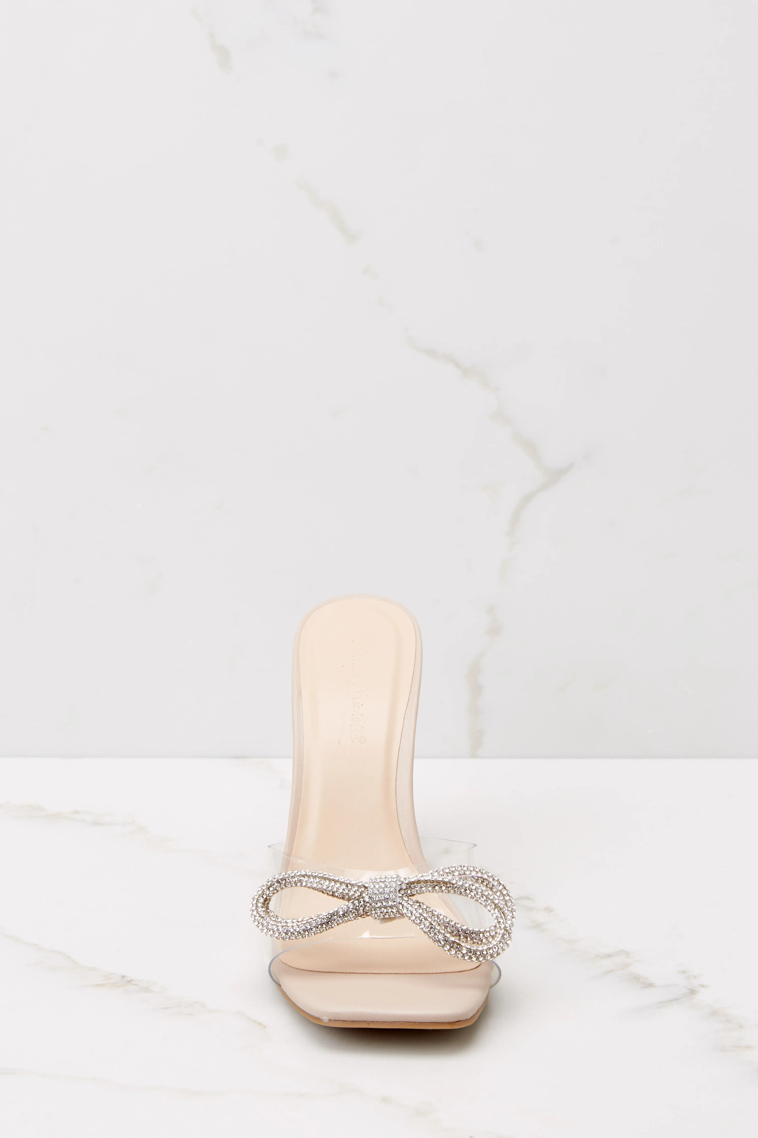 Invaluable Love Nude And Clear Heels