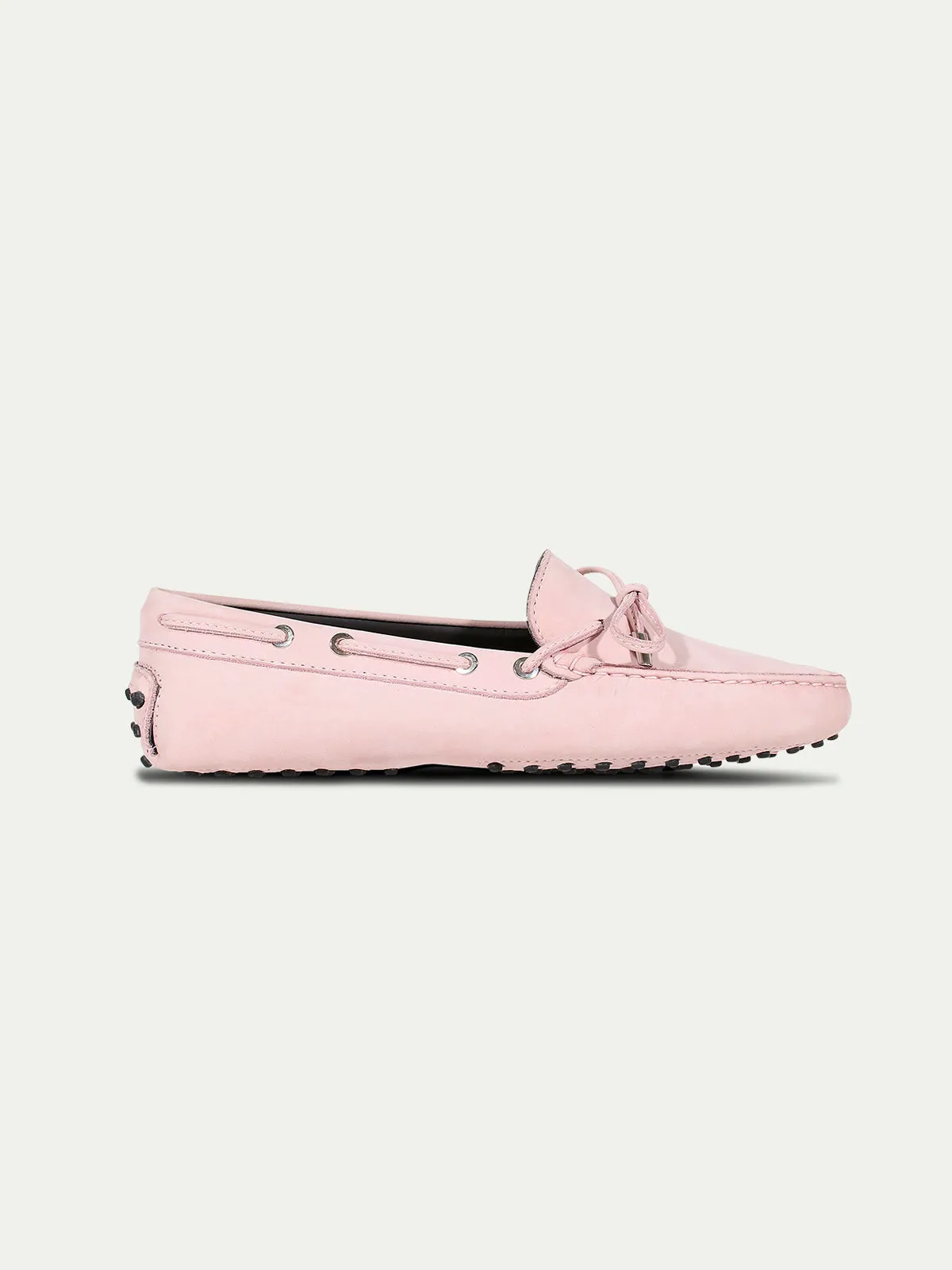 Light Pink Nubuck Driving Shoes