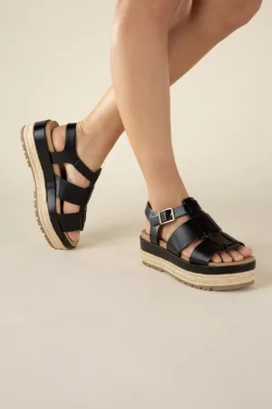 MCLEAN-S ESPADRILLE GLADIATOR SANDALS