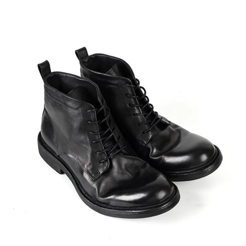 Men's Leather Dress Boots