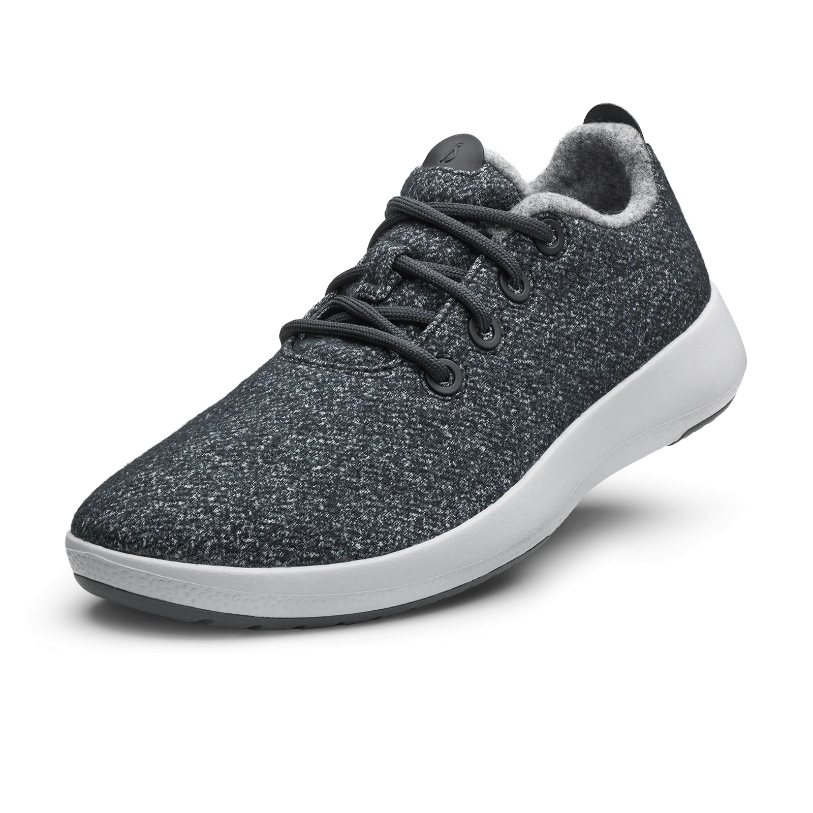 Men's Wool Runner Mizzles - Dark Grey (Light Grey Sole)