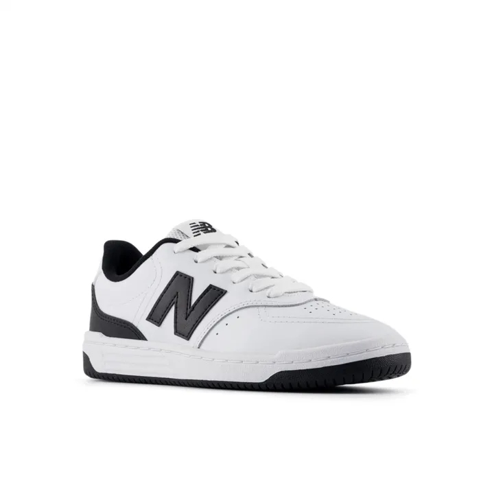 NEW BALANCE KID'S GRADE SCHOOL BB80 BLACK/WHITE SNEAKER SHOES