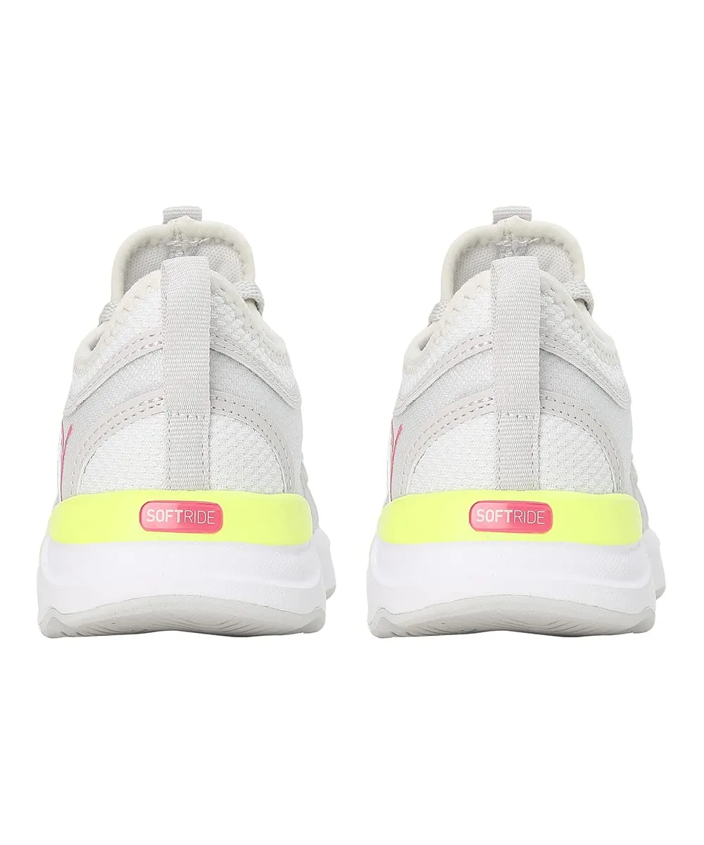 Puma Girls SOFTRIDE Sophia Junior Feather Gray-Glowing Pink-White Sneaker - 6UK (19515913)