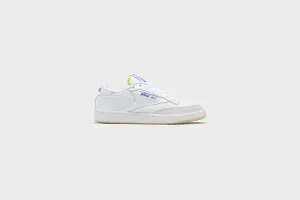 Reebok Club C 85 Prince (White/Stinger Yellow/Bright Cobalt)