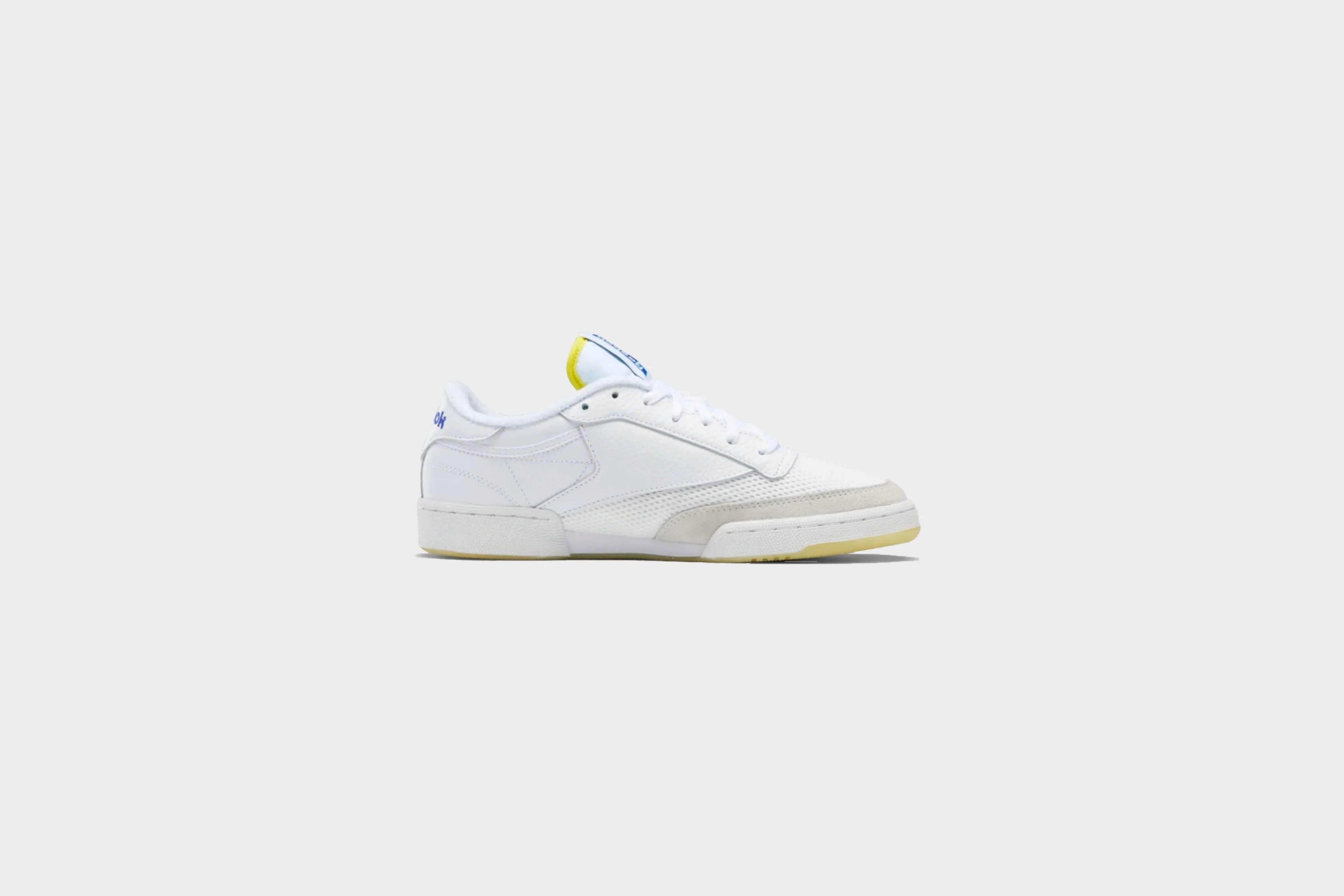 Reebok Club C 85 Prince (White/Stinger Yellow/Bright Cobalt)