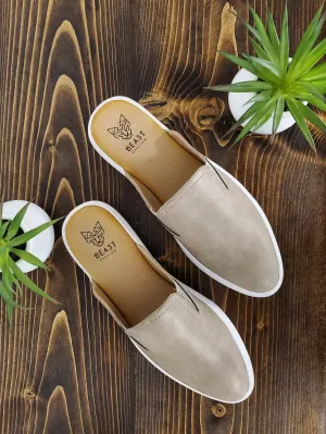 Reena Grey Slip on Shoes