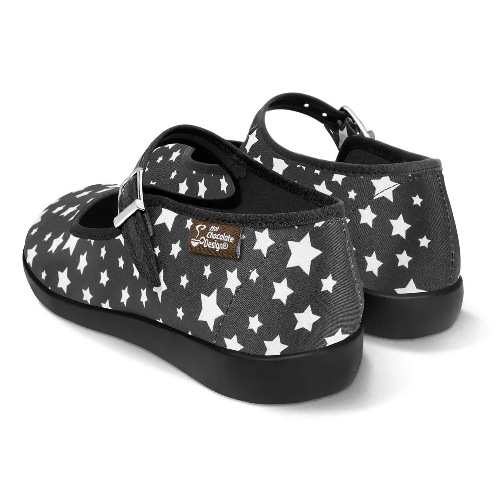 Starlight Black Women's Mary Jane Flats