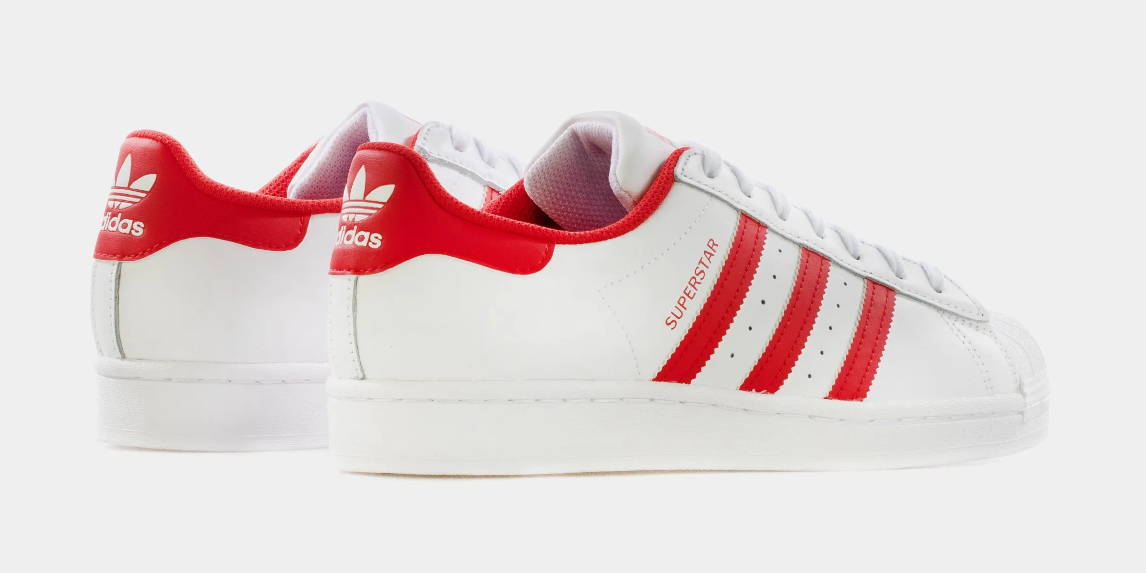 Superstar Mens Lifestyle Shoes (White/Red)