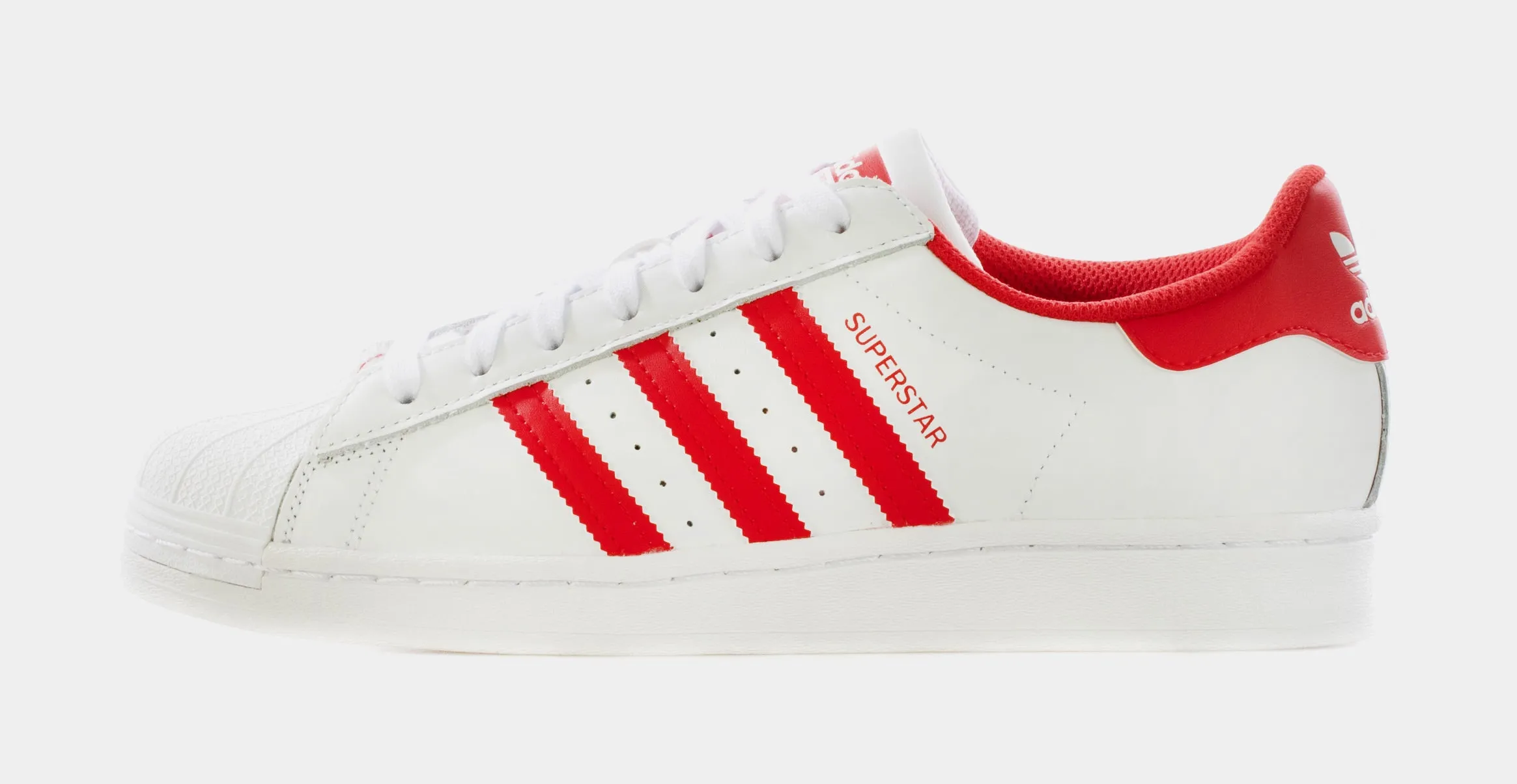 Superstar Mens Lifestyle Shoes (White/Red)