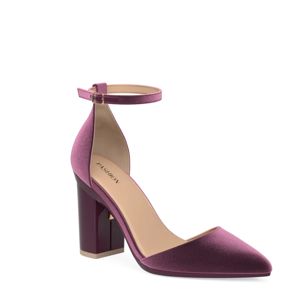 The D'Orsay - Sugar Plum Velvet 4 Block