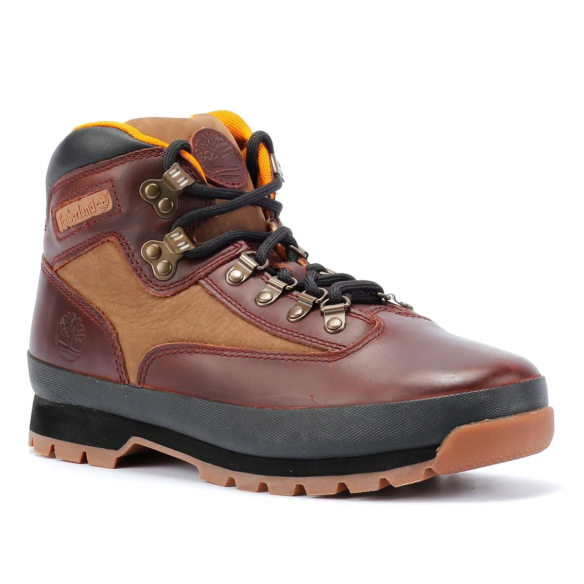 Timberland Euro Hiker Leather Men's Burgundy Boots