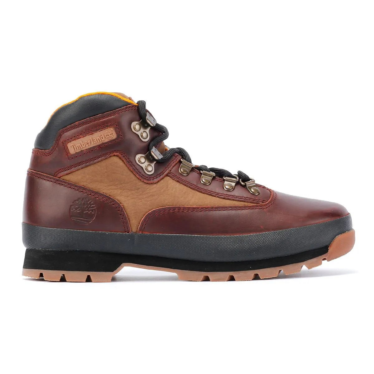 Timberland Euro Hiker Leather Men's Burgundy Boots