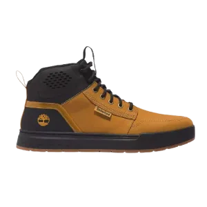 Timberland Men's Maple Grove Sport Mid Hiking Boot Shoes - Wheat Nubuck