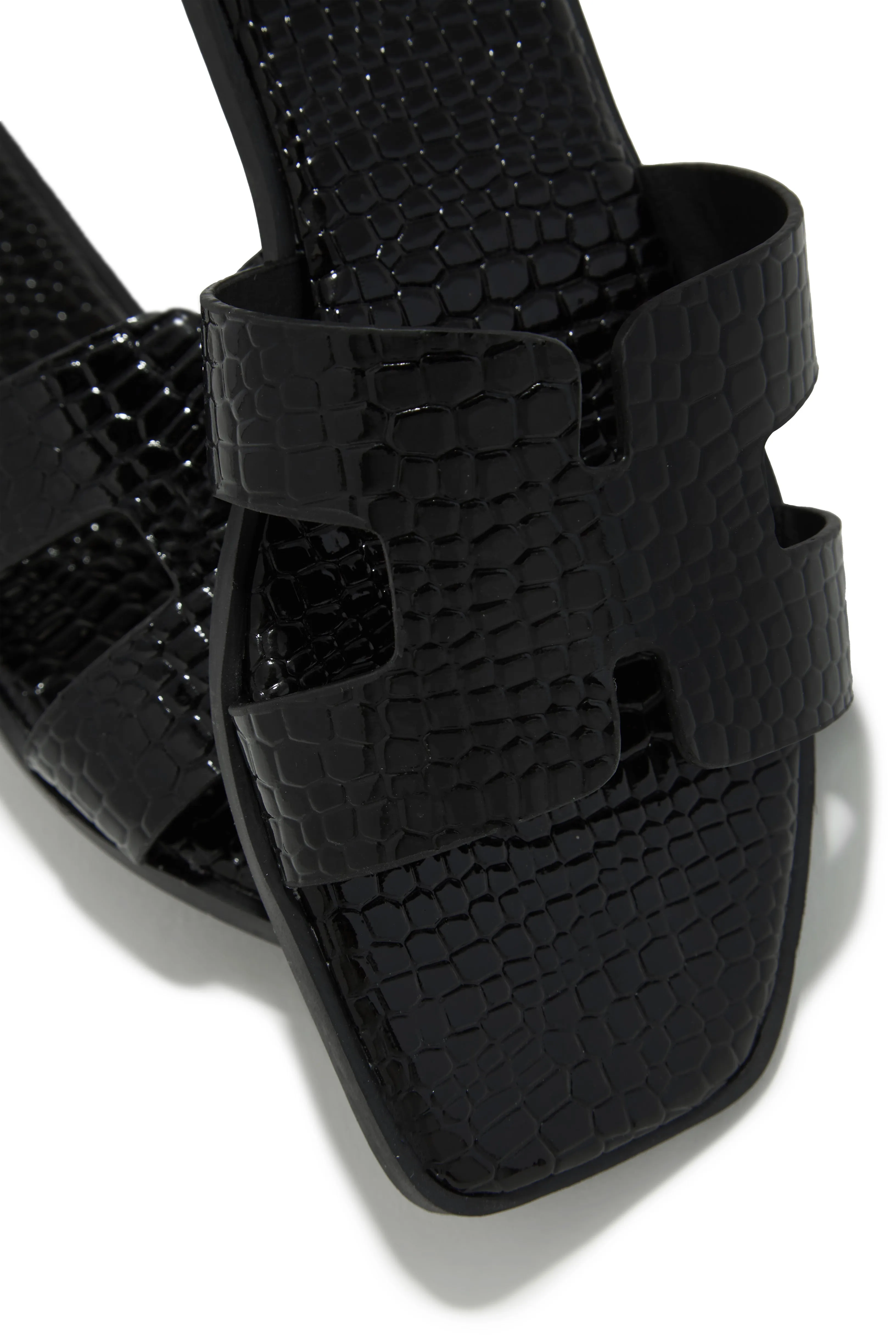 Vianka Slip On Sandals - Black