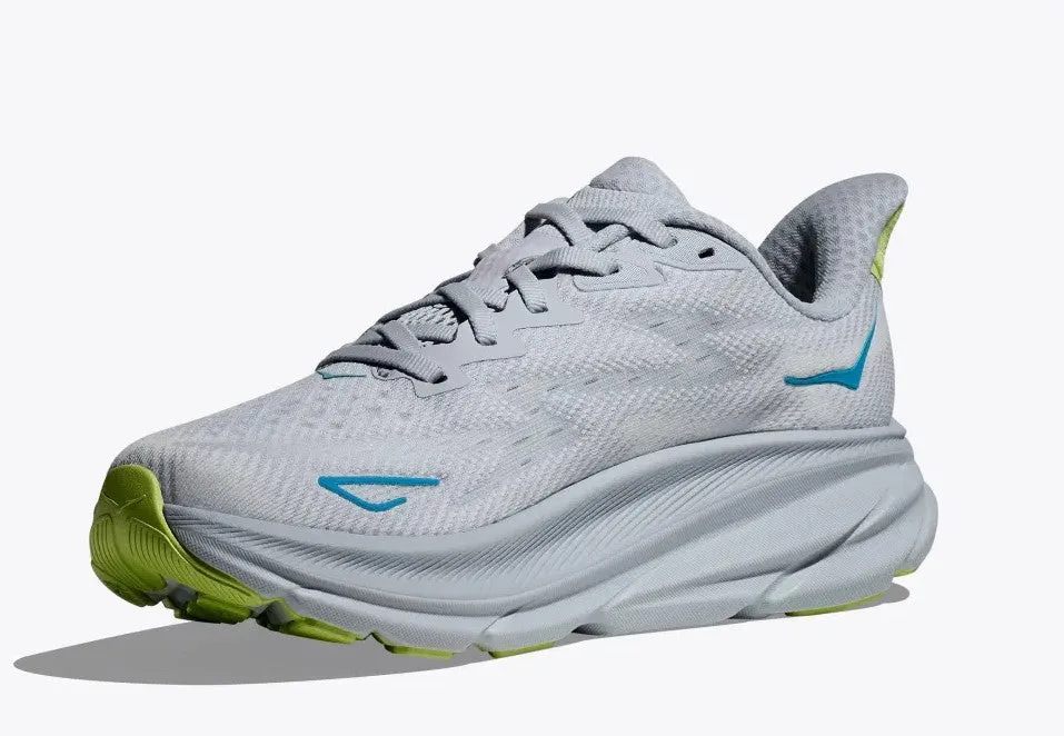 Women's Hoka Clifton 9 Wide 1132211GLLS Color:  Gull/Sea Ice