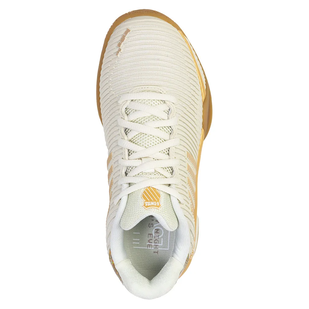 Women`s HyperCourt Express 2 X Lucky N Love Tennis Shoes Bone and Gold