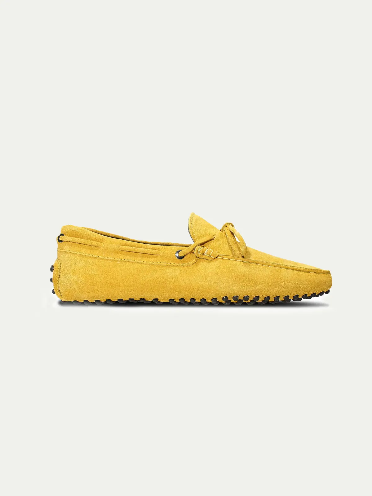 Yellow Suede Driving Shoes