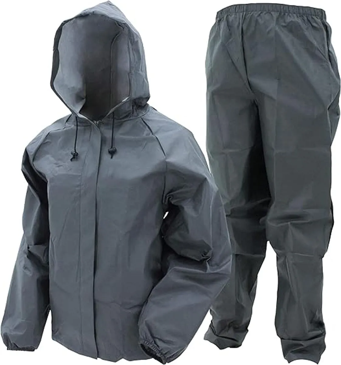 Zeel Water Fighter 100% Waterproof Double Layer Hooded Rain Coat Men with Jacket and Pant in a Storage Bag